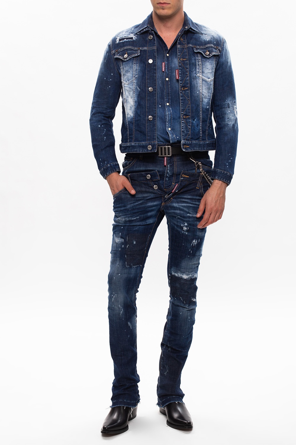 Dsquared2 'Twin Pack Straight Leg Sharpei Jean' jeans | Men's